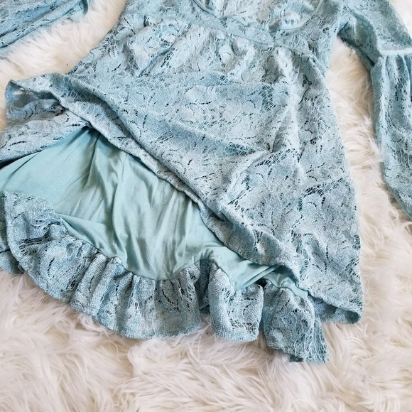 NWT Free People Ruby Mini Lace Dress - Picture 7 of 8